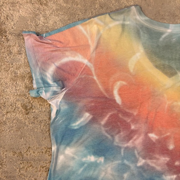 Disney Mickey Mouse Tie Dye Print Multicolor Graphic Tee Size 4X - Picture 10 of 13